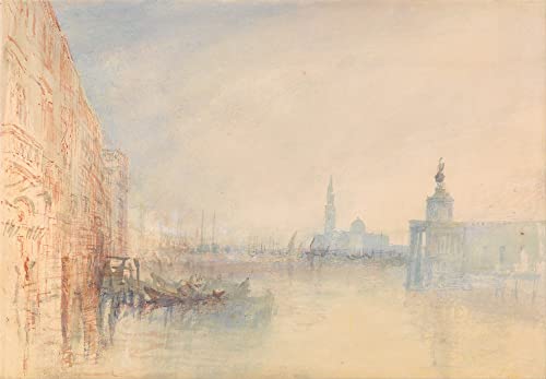 Affiche impression d'art l'embouchure du Grand Canal toile décoration 60x90
