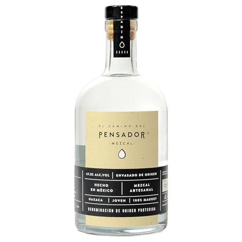 Pensador - Espadín Mezcal 50cl - 47.5% ABV - Notes of Earthy Minerals Oaky Caramel and Rich Smoke