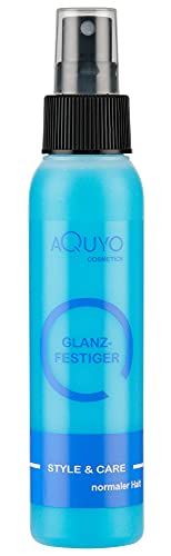 Style & Care Glanzfestiger normaler Halt (100ml) | Haarfestiger zum formen und stylen der Haare | Sprühfestiger gibt Glanz und Halt | Haar Spray ohne Silikone & Parabene