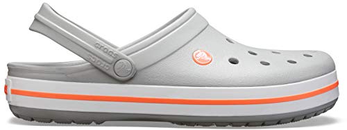 Image of Crocs Mens Casual Wear Slip On Clogs (Grey 8)