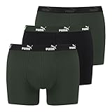 low box front squat bester Tragekomfort PUMA Herren Unterhosen Shorts Promo Boxer 3er Pack, Wäschegröße:L, Artikel:-003 Dark Green Combo