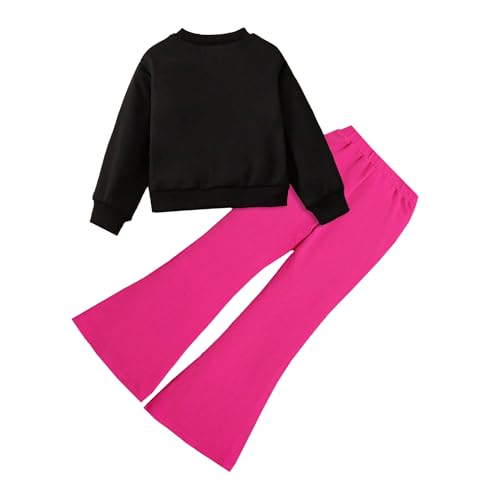 Image of Girls' 2 piece outfit Butterfly Off-shoulder spaghetti Trim Top and Pants set 7-13 Years