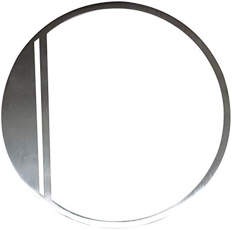 NACH Floating House Numbers, 6 inch Stainless Steel House Numbers for Outside - Number 0, Mid Century House Numbers with Mounting Hardware
