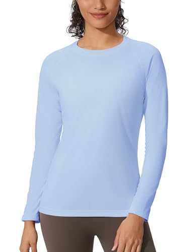 Chemise protection UV femme UPF 50+ anti-transpiration avec manches longues de randonnée