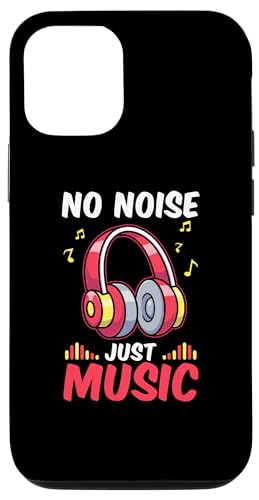 Hülle für iPhone 14 Silent Disco Kopfhörer Kein Lärm Nur Musik