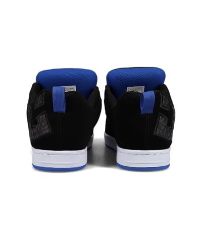 DC Men's Court Graffik Skate Shoe, Black/Blue3