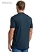 True Classic Mens T-Shirts - Curved Hem or Pocket Tee, Mens Drop Cut Lounge/Sleep or Heavyweight Tshirt, Pocket Tee, Pack of 1, Navy, XL