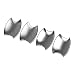 Beautost For Honda 2017 2018 NEW CR-V CRV Chrome Door Bowl Handle Cover Trims