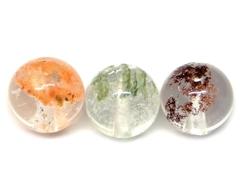 g3-2166 ガーデンクォーツ 水晶 8mm～9mm AA 1粒売り 鑑別済 本物保証 ブラジル産 天然石 パワーストーン