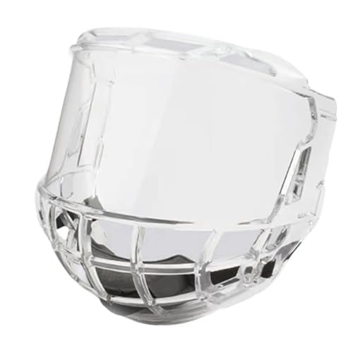 Bloepum Ice Hockey Visor Shield Combo Protective Device Dryland Hockey Match Training Practice Face Protector for Women Men