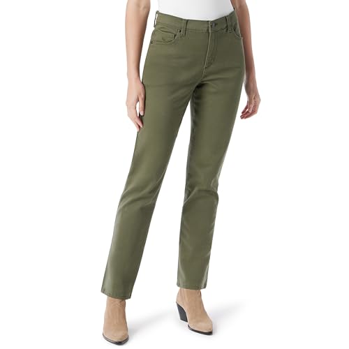 Image of Gloria Vanderbilt Womens Amanda Classic High Rise Tapered Jean Petite