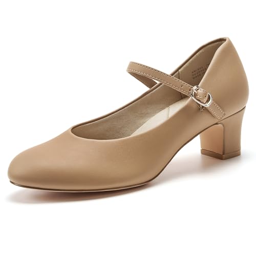 Stelle 2 Ankle Strap Character Shoes for Women(2 Tan-2 8)