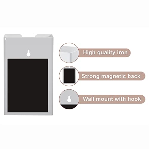 Image of SUBEKYU Magnetic Dryer Sheet Holder for Laundry Room ,Dryer Sheet Container,Iron Dryer Sheet Dispenser for Laundry Storage and Organizition, Wall Dryer Sheet Box,Fabric Sheet Holder,White