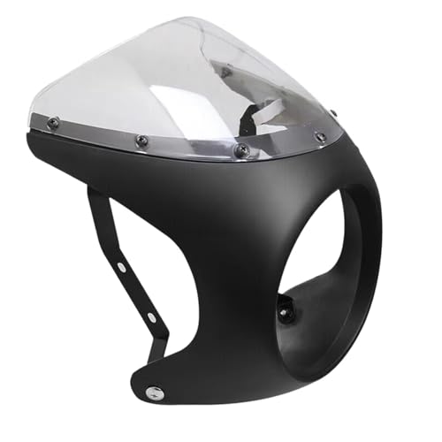 Phare moto 7 pouces universel avec kit de carénage pour custom touring bobber