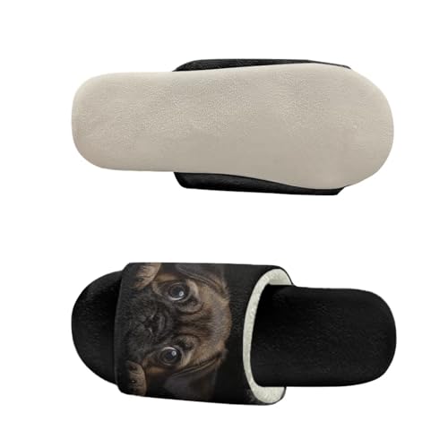 House Slippers for Women Fluffy Warm Bedroom Slippers for Women Indoor Open Toe3