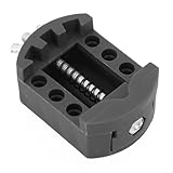 Einstellbarer Uhrenöffner Werkzeug für die Rückseite des Gehäuses drücken Sie Schließer Entferner mit Befestigungshalter für professionelle und Heimwerker-Uhrenreparatur-Wartung (E)