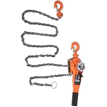 0.75 Ton O Chain Block Lever Hoist Manual Block Pulley - Heavyduty Ratchet Lever Pulley System for and Efficient Lifting, 3 Meters