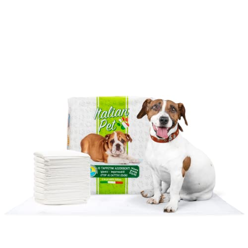 Tappetini Igienici 60x60 Cm 100 Pezzi Traversine Assorbenti Per Cani 60x60 Cm - Confezione Da 100 Pezzi - Tappetini Igienici 5 Strati Antiperdite E Antiodore Tappetini Igienici Assorbenti 60x60