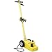 Durable 22Ton Hydraulic Bottle Jack with Industrial Wheels, Self-Retracting Ram, 4 Extended Saddles, Chrome Finish, Yellow