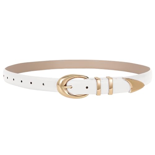 Image of TRIWORKS Women Belt for Jeans Pants Fashion Ladies Faux Leather belt