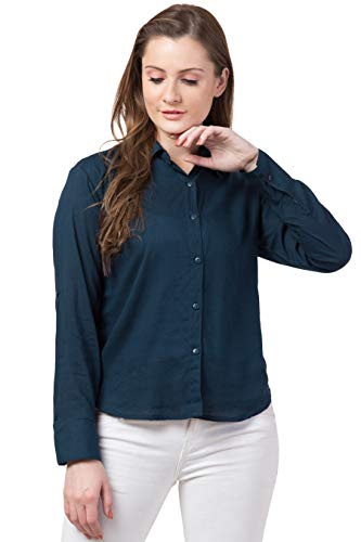 Image of FUNDAY FASHION Women's Rayon Blend Regular Fit Long Sleeve All Purpose Shirt