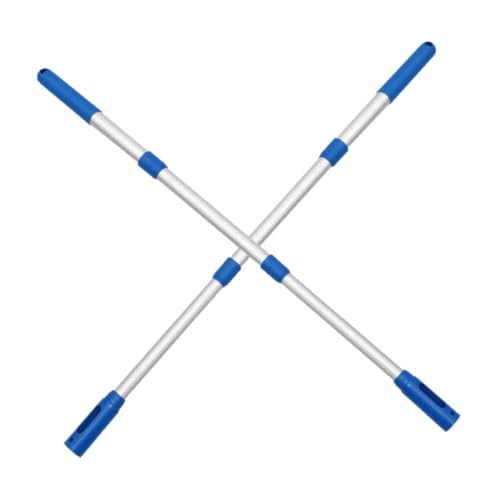 Phantasmia 伸縮式プールポール 2本セット アルミ製 ? プール清掃や海洋ゴミ収集用 収納便利で多用途使用可能