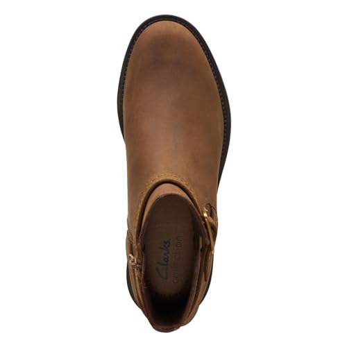 Image of Clarks womens 26168079-dark Tan L Uniform Dress Shoe