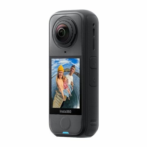 Image of Insta360 X4 Air - Lightweight 165g 8K 360 Camera, Invisible Selfie Stick Effect, Replaceable Lenses, Shoot First & Frame Later, Built-in Wind Guard, FlowState Stabilization, AI-Powered App