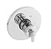 Newport Brass 3-1624TR/10 Miro Collection Single Handle Round Thermostatic Valve Trim with Metal Lever Han, Satin Bronze