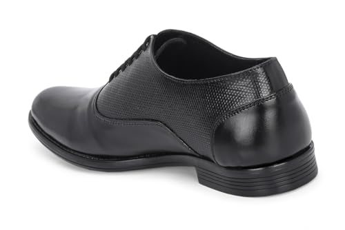 Image of MACTREE Men's Genuine Leather Derby Lace Up Formal Shoes