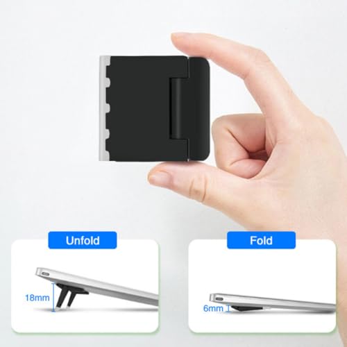 Base portátil ajustable para laptop DOITOOL negra miniatura 3