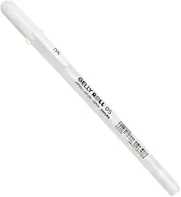 Caneta Gel Sakura Gelly Roll Cor Branco - 1.0mm Ponta Grossa