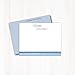 Personalized Note Cards Stationery for Kids - Flat A2 Size Note Cards with Envelopes - Blue Stationary Set for Boys