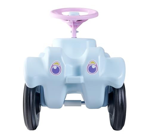 BIG-Bobby-Car-Classic Einhorn - Kinderfahrzeug mit Aufklebern im Einhorn Design, für Jungen und Mädchen, belastbar bis zu 50 kg, Rutschfahrzeug für Kinder ab 1 Jahr, Hellblau – Bild 4