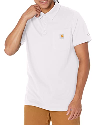 Carhartt Men's Force Relaxed Fit Midweight Short-Sleeve Pocket Polo