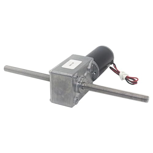 Motoréducteur vis sans fin 12V M8 double arbre fileté réglable 470 tr/min
