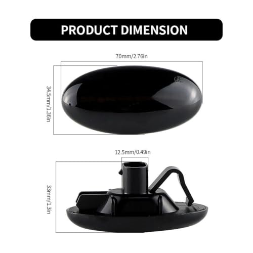 Intermitente retrovisor LED dinámico lámpara indicadora para Mazda 3 5 7
