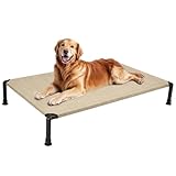 Veehoo Heavy Duty Elevated Dog Bed - Raised Bed with Washable & Breathable Teslin Mesh, Non-Slip...