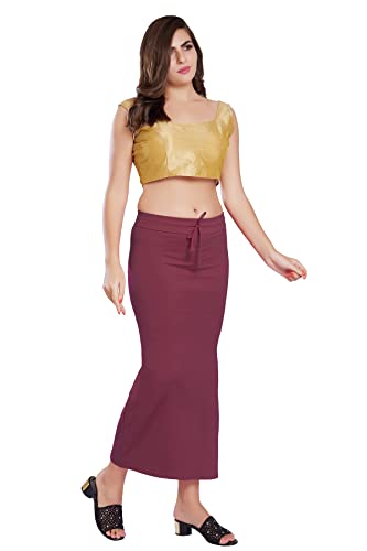 Image of RANI SAAHIBA Women's Stretchy Slim Fishcut Petticoat Cotton Shapewear