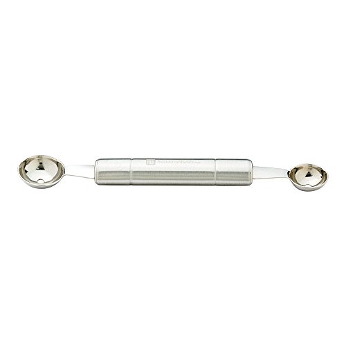 image for Dual Double Sided Melon Baller, Smooth Round Melon Balls - Stainless S
