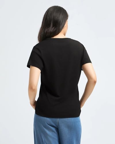 Image of Wellbi Women's Bamboo V-Neck T-Shirt | Ultra Soft, Breathable, Cooling, Stretch Tee for Workout, Yoga, Gym & Everyday Wear | Eco-Friendly Top for Girls, Lightweight & Comfortable Top