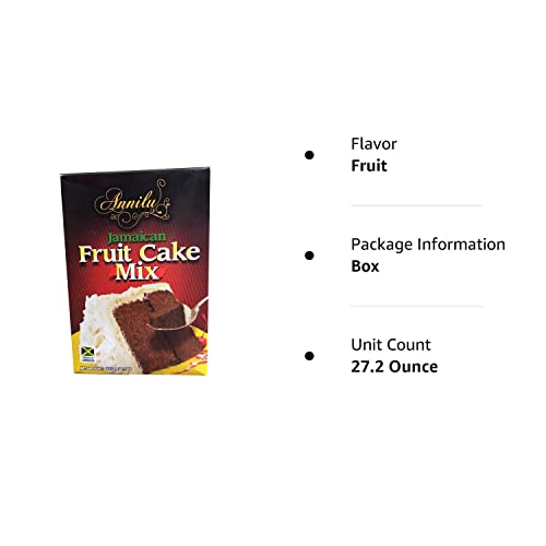 Jamaican Fruit Cake Mix - Annilu 1.7 Lb - Product Of Jamaican #TOP6