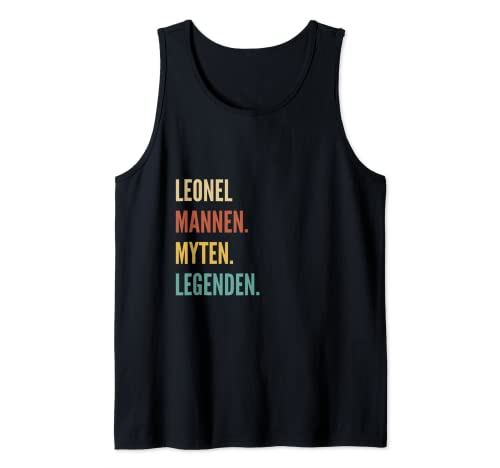 Funny Swedish First Name Design - Leonel Camiseta sin Mangas