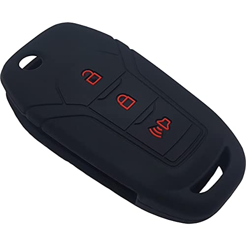 Coque de clé Ford en silicone pour éviter les rayures de télécommande 3 boutons - 4