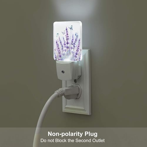 Lámpara de noche Led decorativa mariposa lavanda miniatura 4