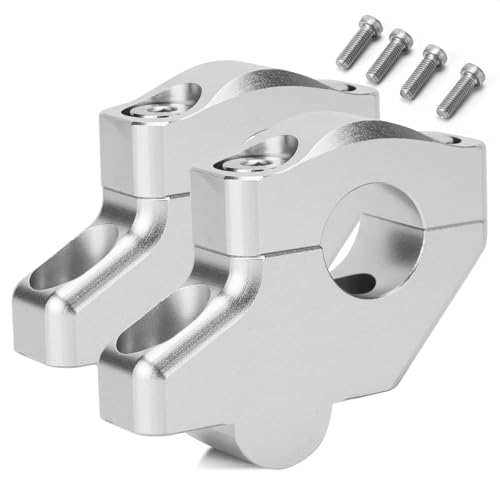 Elevadores de manillar 22mm con compensación elevada para mejorar la postura en moto