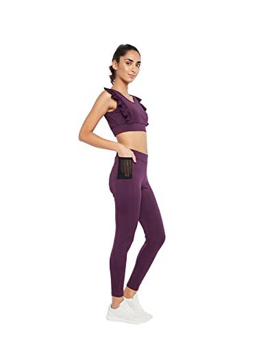 Image of Clovia Women's Snug Fit High-Rise Active Tights