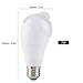 Vipxyc Motion Sensor Light Bulbs, 350°Rotating Sensing Head E27 Motion Sensor Light 3000K - 6500K 650LM High Brightness(Cool White E27, 7W)