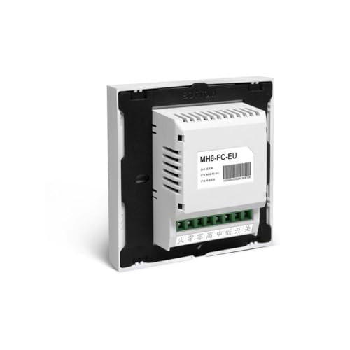 MCO Home MH8-FC4 White Fan Coil Thermostat 4 Pipe, 230 V