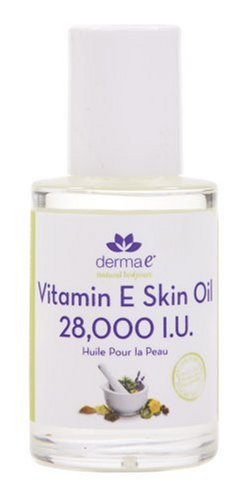 derma e Vitamin E Skin Oil 28,000 I.U, 1 fl oz (30 ml) (Pack of 3)